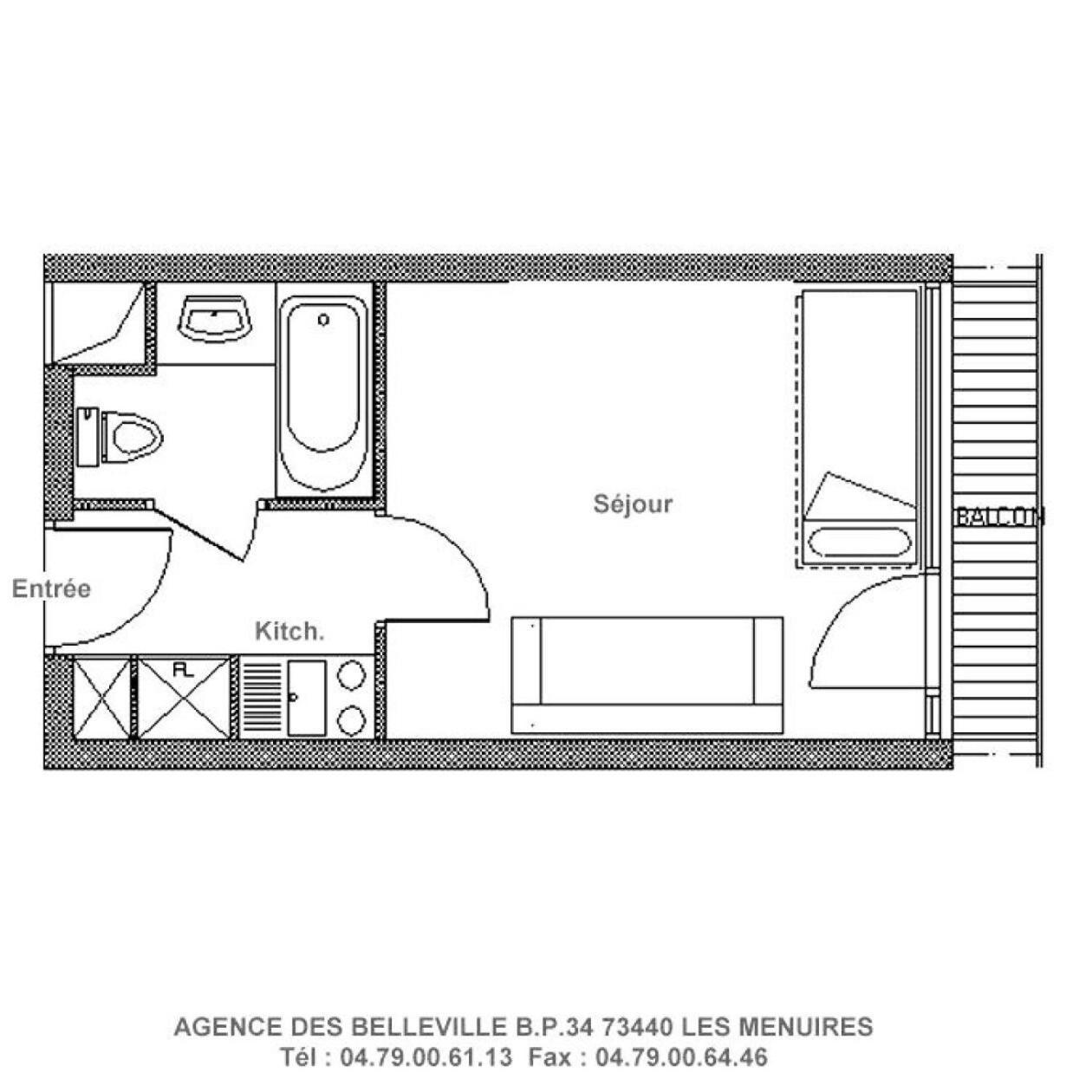 Residence Chaviere - Studio Agreable - Ski Au Pieds - Balcon Mae-2784 Saint-Martin-de-Belleville Esterno foto